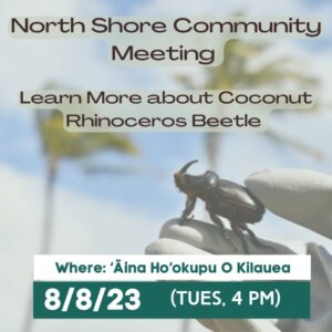Join us in Kilauea for a CRB community outreach meeting 