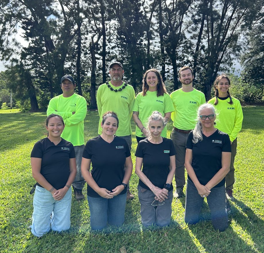 Top: Cleve Javier, Ray Kahaunaele, Lizzy Baxter, Jackson Jablonski, Hana Barker
Bottom: Haylin Chock, Tiffani Keanini, Jenny Allen, Kim Rogers (Not pictured, KISC Rapid Response Technician)