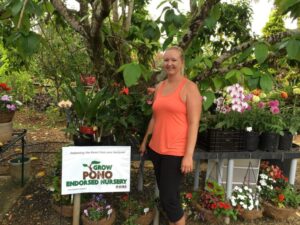 Serina - Owner of Kauai Seascapes Nursery Inc