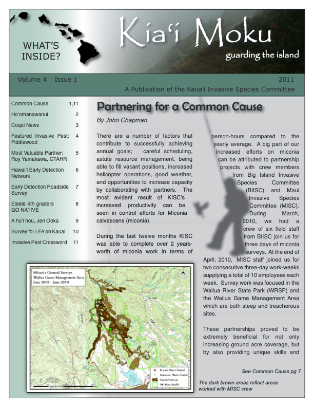 Kiaʻi Moku 2011 newsletter